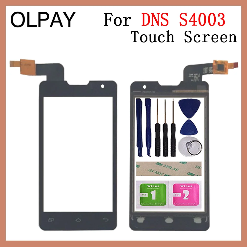 OLPAY 4," мобильный телефон для DNS S4003 innos i6s i3 сенсорный экран стекло дигитайзер панель объектив сенсор инструменты Бесплатный клей и салфетки