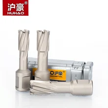 HUHAO 1pc Alloy Metal Drilling Hollow Core Steel Drill Bit Core Drill Iron Punch Magnetic Drill Dia.12-39mm Cutting Depth 35mm 