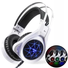NUOXI Stereo Gaming Headset Casque Deep Bass Surround Sound Over-Ear Headphones with Mic LED Light for Xbox One PS4 PC NUOXI Stereo Gaming Headset Casque Deep Bass Surround Sound Over-Ear Headphones with Mic LED Light for Xbox One PS4 PC