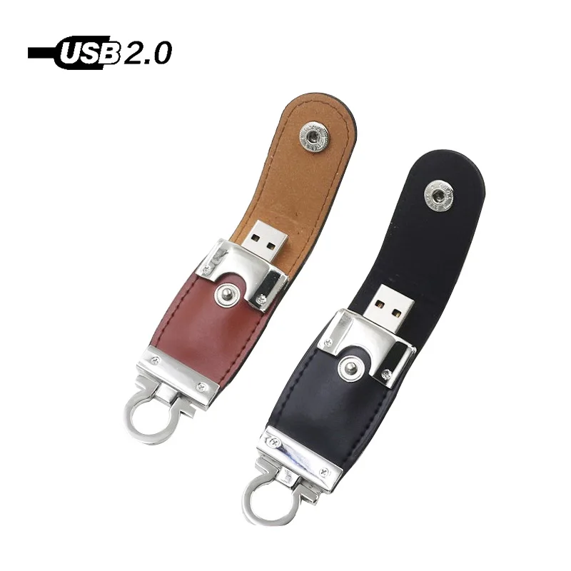 Модный кожаный крутой u диск флеш накопитель 128 Мб 4 ГБ 8 16 32 64 Usb накопитель|USB