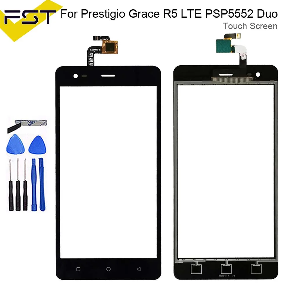 

5.5'' For Prestigio Grace R5 LTE PSP5552DUO PSP5552 Touch Panel Touch Screen Digitizer Sensor Replacement Glass Lens+Tools