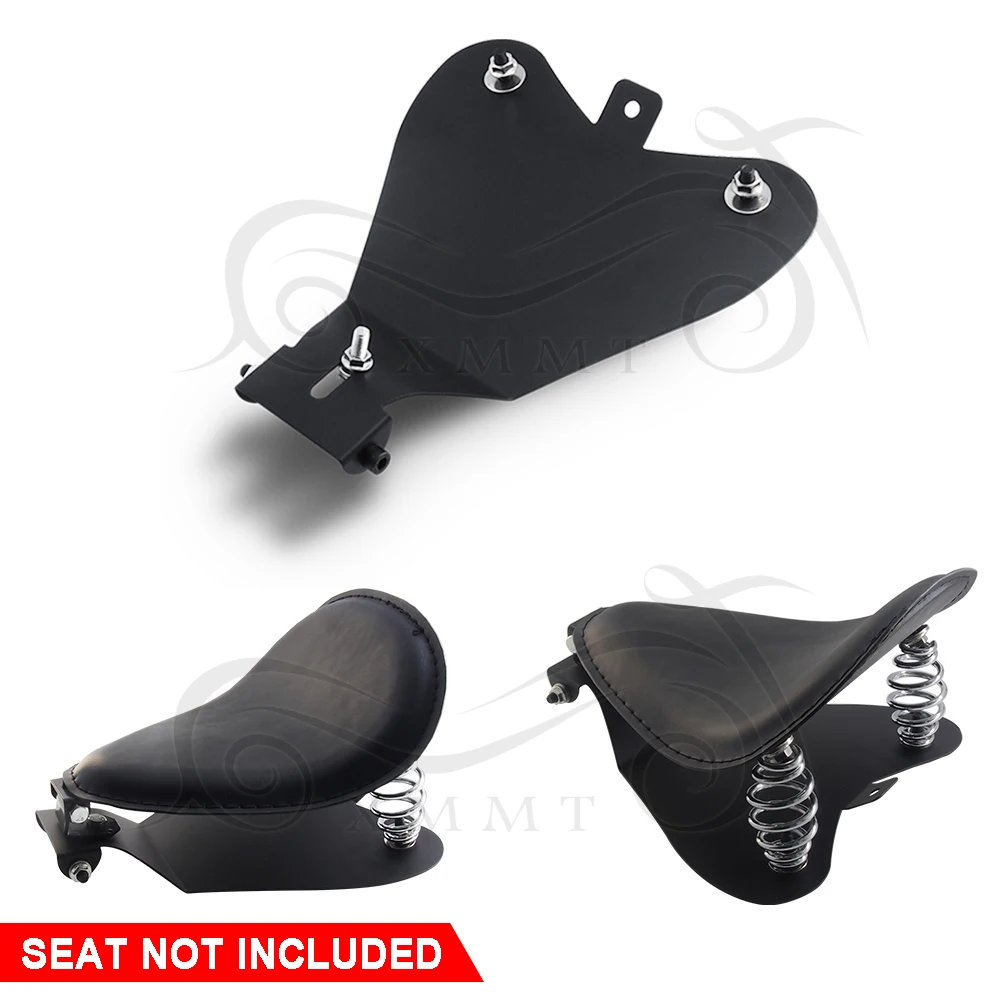 Motorcycle Black Solo Seat Baseplate Bracket Support Holder