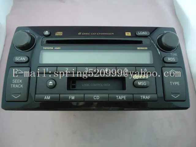 brandnew toyota a56822 6 disc cd changer matsushita cq es8161z forbrandnew toyota a56822 6 disc cd changer matsushita cq es8161z for toyota 86120 aa090