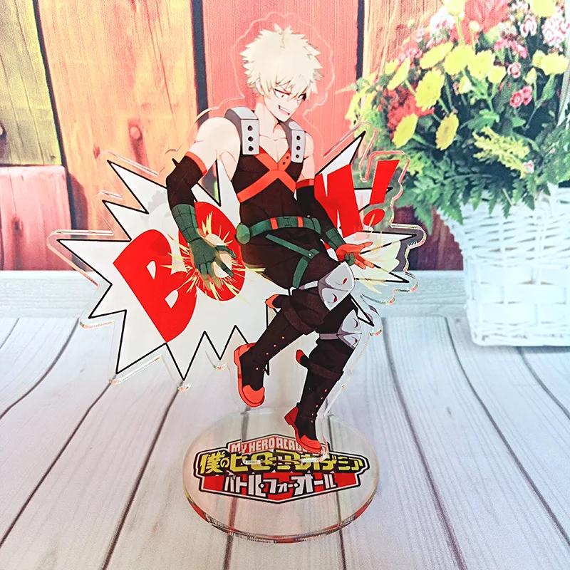 Аниме Boku no Hero academic Midoriya Izuku katsuki фигурка на акриловой подставке настольная