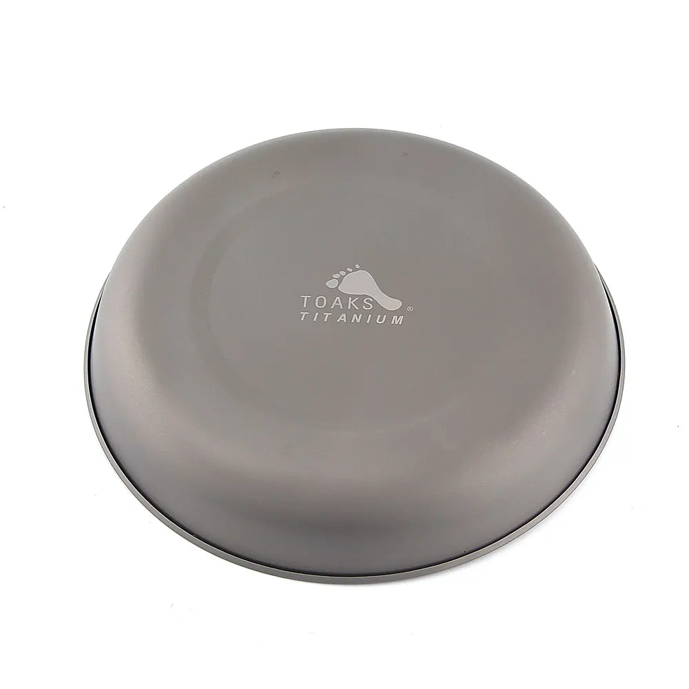 Toaks T-18 ultraligero placa de titanio acampar al aire libre Vajilla 0.4 espesor