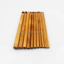 12 размеров карбоновые бамбуковые ручные крючки для вязания крючком пряжа для вязания