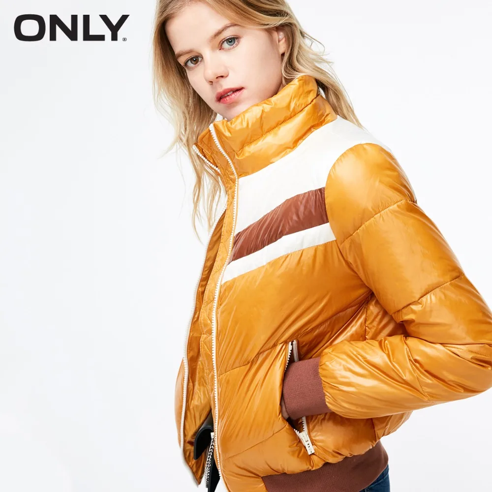 

ONLY Women's Assorted Colors Slim Fit Stand-up Collar Down Jacket |118323521