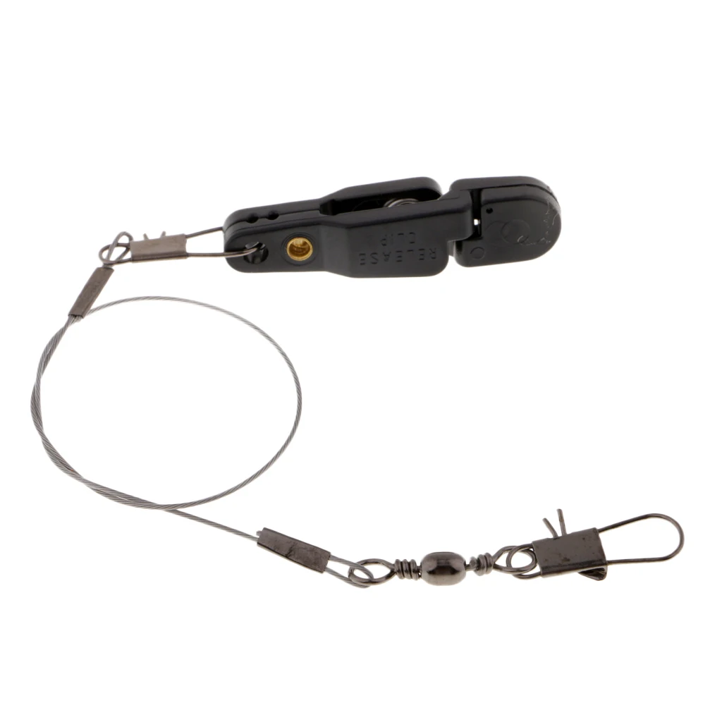 Snap Weight Line Leader Release Clip with Leader for Planer Board Offshore Fishing Downrigger Accessories
