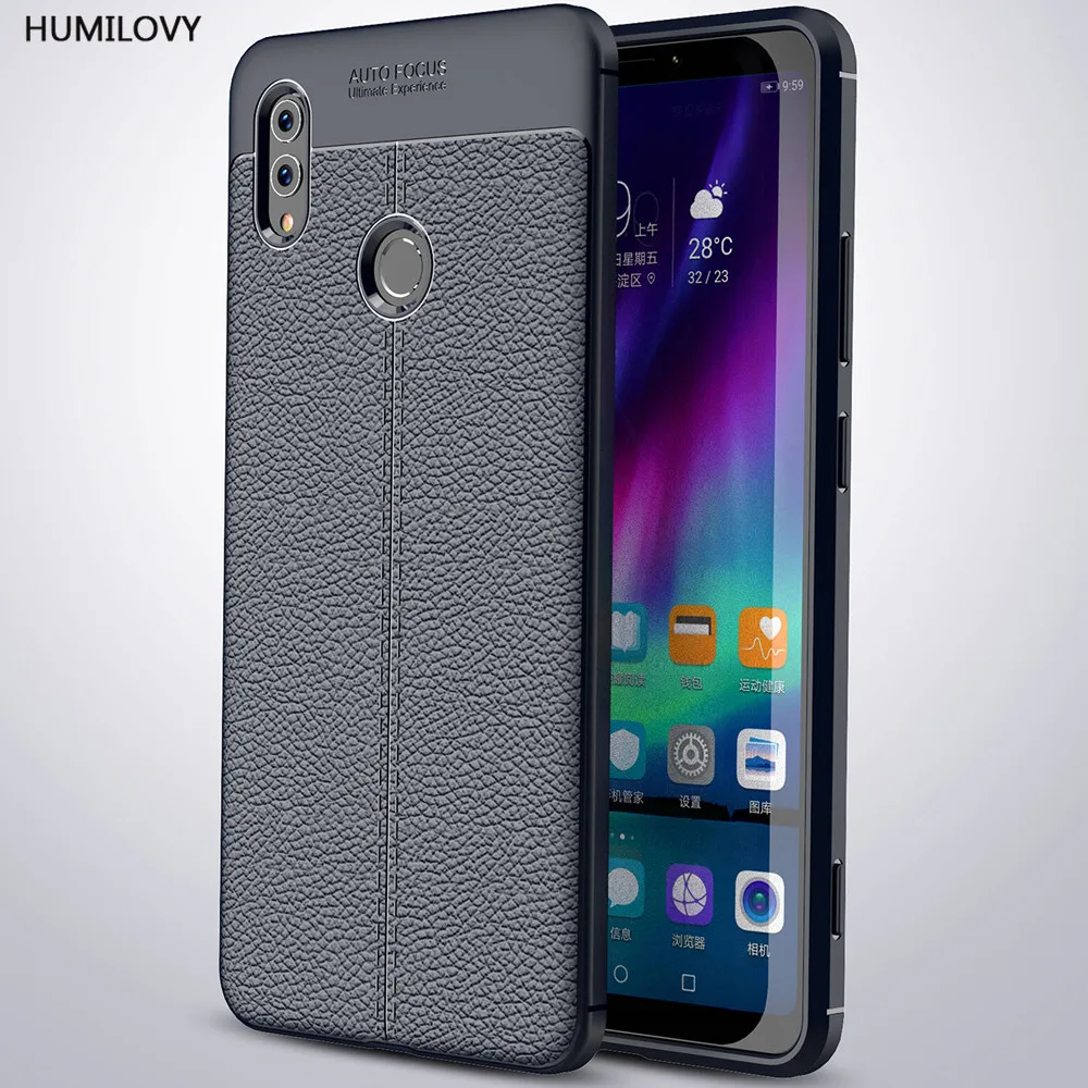 

For Huawei Honor Note 10 Case Cover Litchi Soft TPU Silicone PU Leather Back Cover Case For Huawei honor note 10 RVL-AL09 Cover