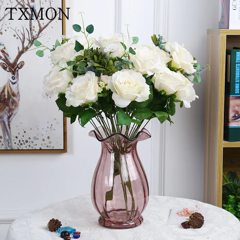 

Autumn 11 heads Ruyi Meiqiu European ornaments Simulation plant ornaments Hotel Living room Office Decoration Fake Flower