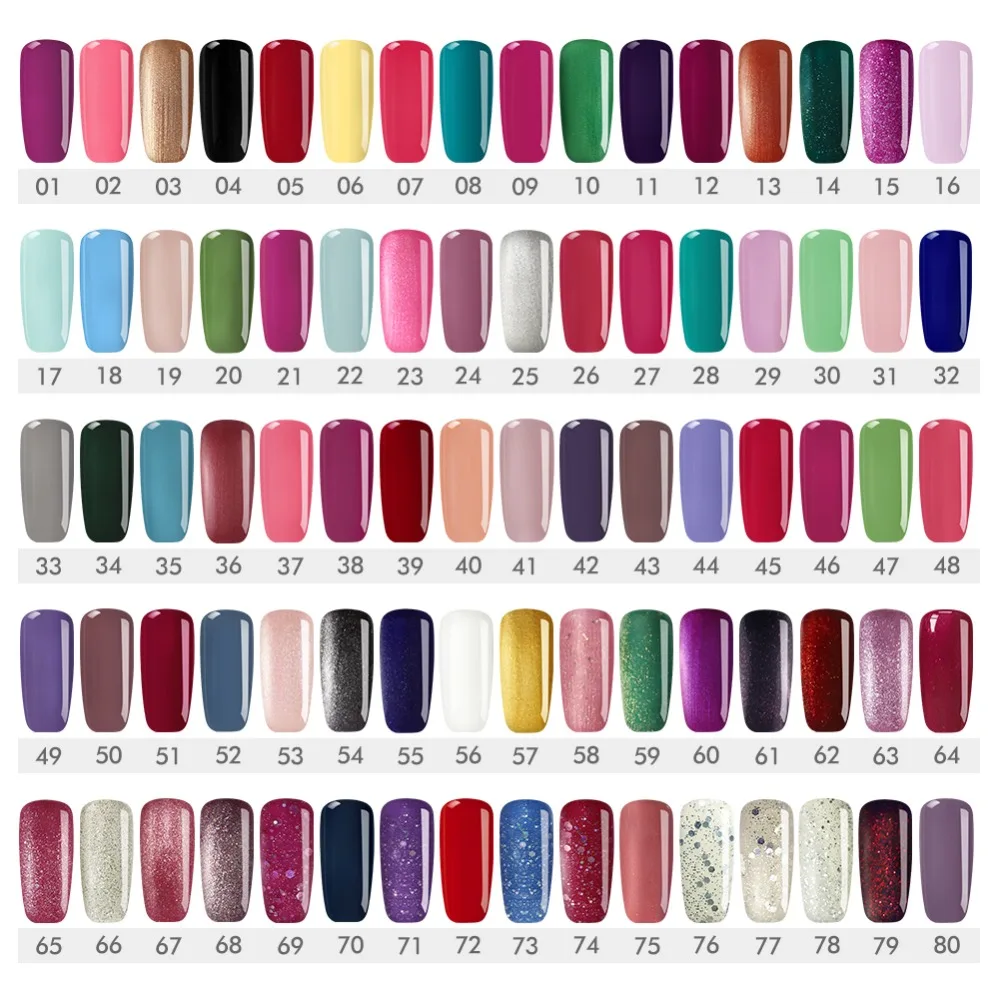 COSCELIA полуперманентный 10 мл DIY 80 цветов УФ-гель для ногтей долговечный впитывающий гель лак для ногтей для маникюра
