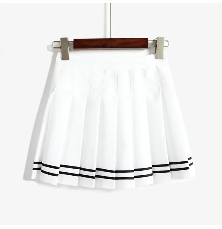 Модная женская юбка Европа Лето AA Stlye юбки для женщин s Saias повседневные плиссированные мини-юбки с высокой талией для женщин новинка