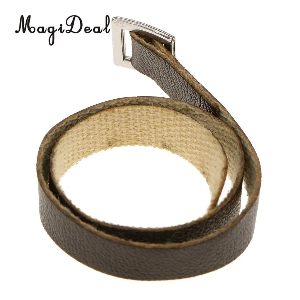 1Pc 1/6 Scale Brown PU Leather Waist Belt Fit for 12 Inch Male Figure Body Hot Toys Dolls Fashion Acc