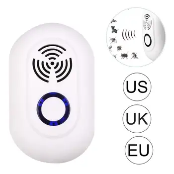 

New Ultrasound Mouse Cockroach Repeller Device Spiders Mice Rodents Insects Killer Odorless Household Mosquito Killer