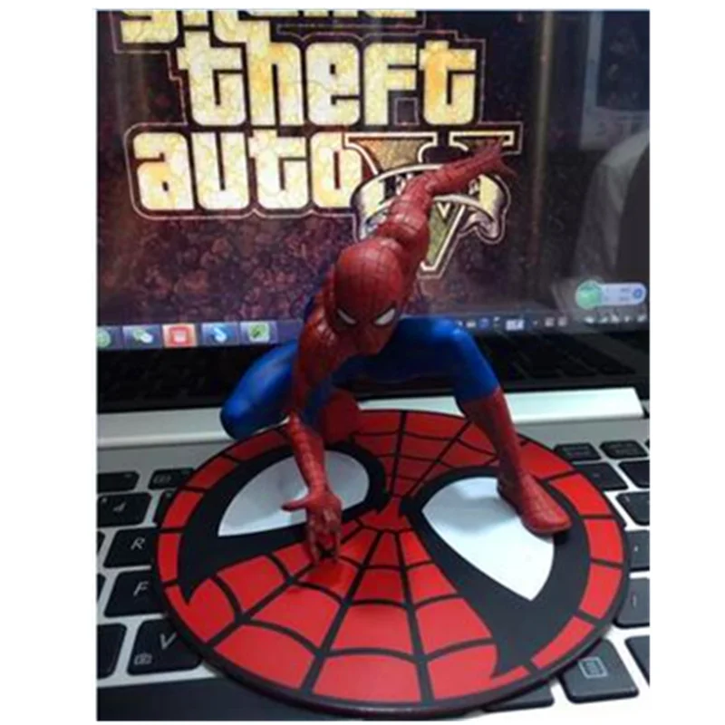12CM The Amazing SpiderMan Action Figure Toys Model Doll The Avengers Spider Man Anime Figure Kids Gift H204