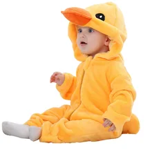 2016 New Spring Autumn Baby Clothes Flannel Baby Boy Clothes Cartoon Animal Jumpsuit Baby Girl Rompers Baby Clothing
