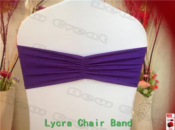 

1/2---100pcs Ruffled Spandex Bands/Lycra Band/Expand Bands/spandex chair /Chair cover For Wedding & Banquet Decoration