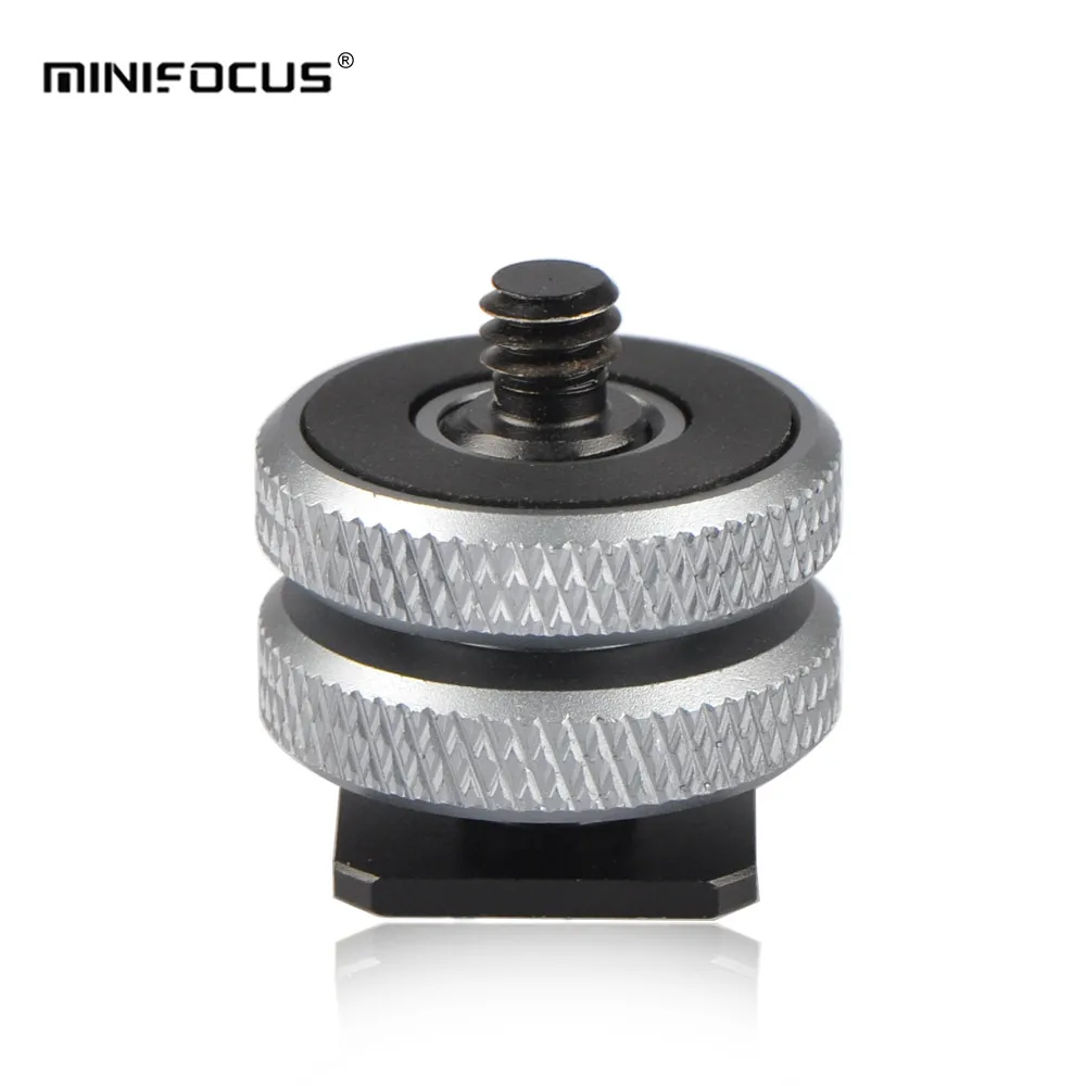 

Camera Hot Shoe Mount to 1/4"-20 Tripod Screw Adapter Flash Shoe Mount for DSLR Camera Rig Led Light Monitor Video microphone