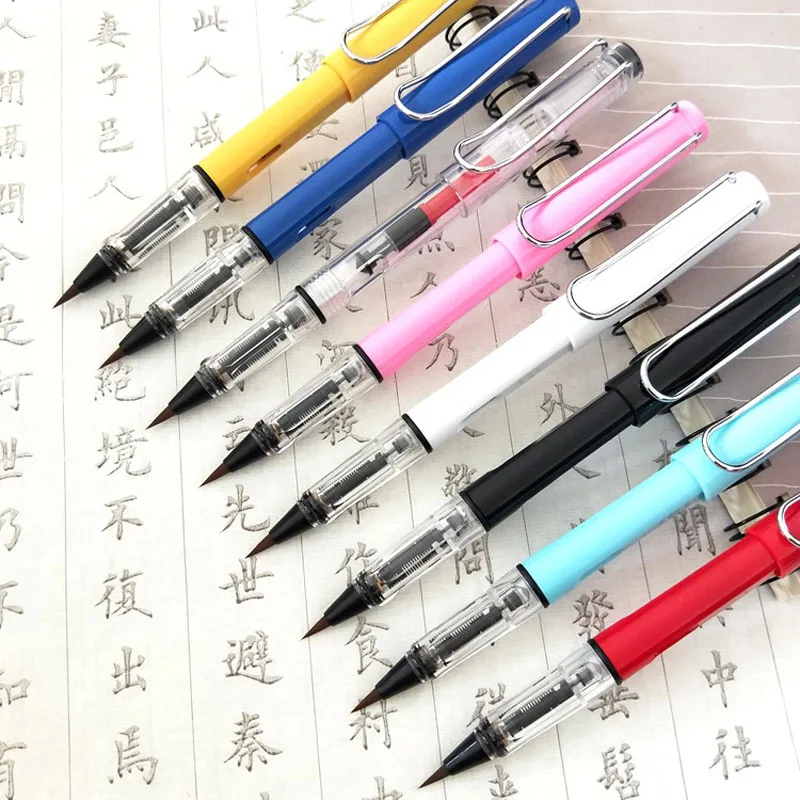 EZONE карамельный цвет Ручка стиль написание щеткой традиционная китайская каллиграфия живопись для рисования Couplets Обычная поставка