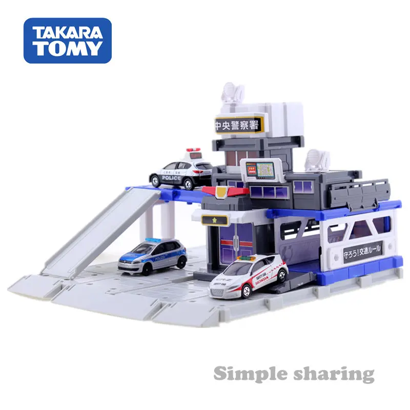 Takara Tomy Tomica Town центральный полицейский отряд строительный блок литые миниатюрные