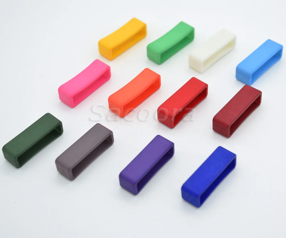 

10pcs/lot 1" Colorful Belt Loop Keeper Webbing Size 26mm for Dog Collar Harness Backpack Straps 12 Colors