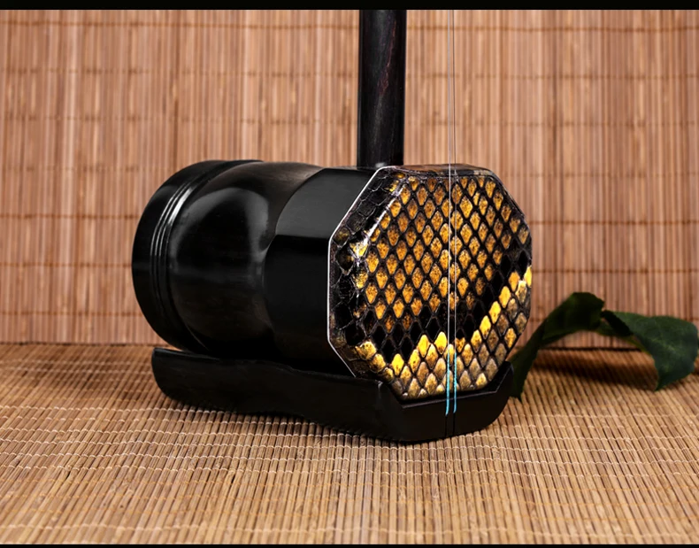 Handmade Chinese Erhu 2 Strings National Musical Instrument erheen Ebony Dragon Head Huqin Strik Handmade Chinese Erhu 2 Strings National Musical Instrument erheen Ebony Dragon Head Huqin Strik