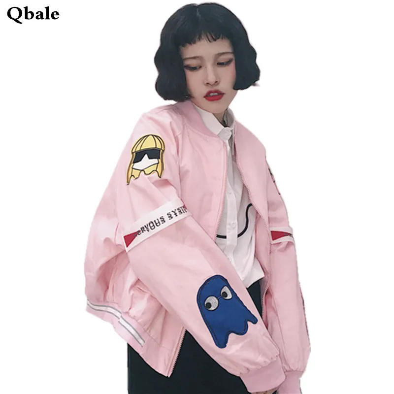 Japan Style Harajuku Jackets 90s Streetwear 2017 Spring Autumn Basic