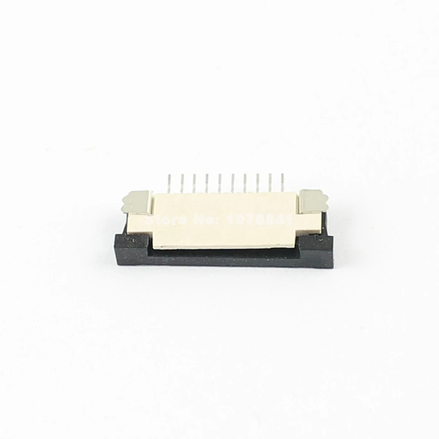 10 шт. в партии FPC FFC 1 мм шаг 10 Pin Тип Ящика ленты плоский разъем нижний контакт