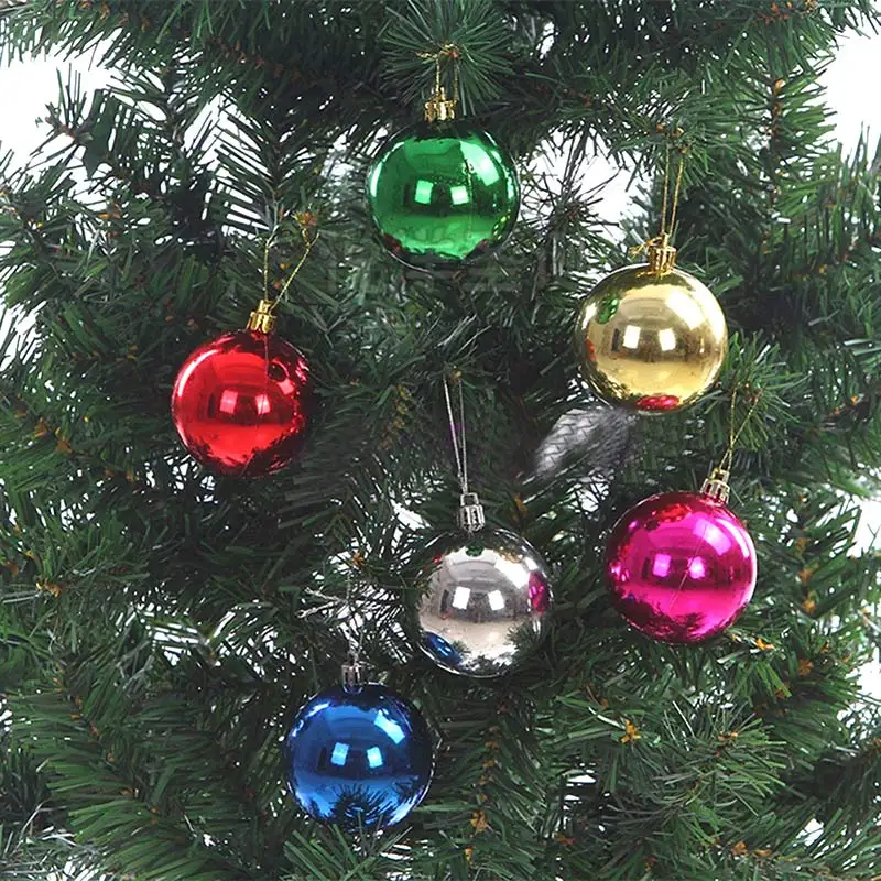24 шт./компл. Рождественский Бал Дерево подвесная игрушка с орнаментом на год дома вечерние Декор J2Y