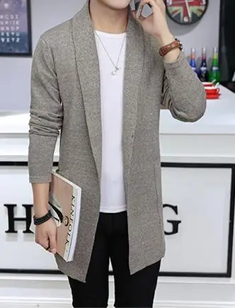 

2018 Spring Autumn Mens Knit Cardigan Sweaters Men Knitwear trends thin Sweater Slim Casual Brand Designers Clothing