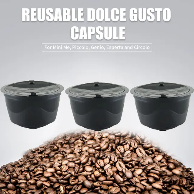 Special Offers 3pcs/pack Refillable 2nd Dolce Gusto coffee Capsule nescafe dolce gusto reusable capsule dolce gusto capsules dolce gusto refill