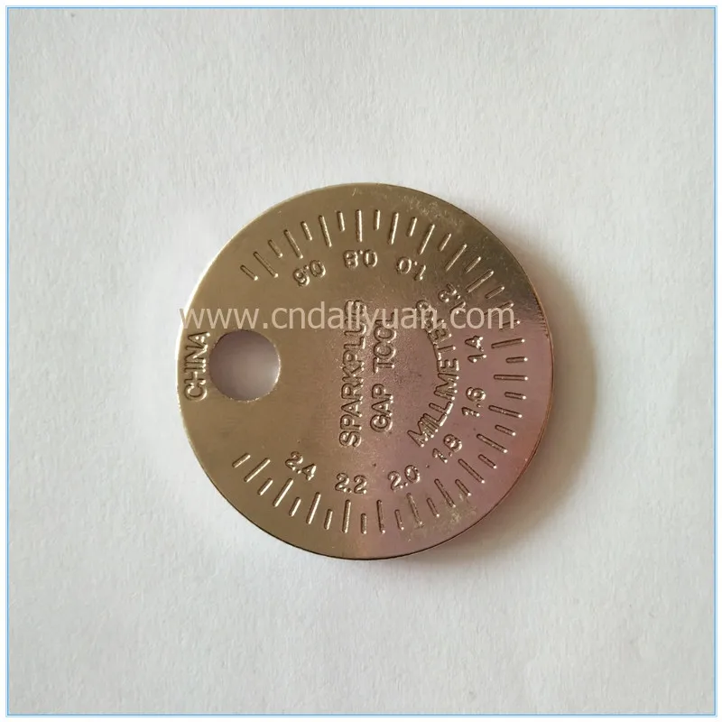 1 шт. Свеча зажигания зазор инструмент измерения монета Тип датчик диапазона 0,6-2,4 мм Свеча зажигания инструмент один кусок с высоким качеством