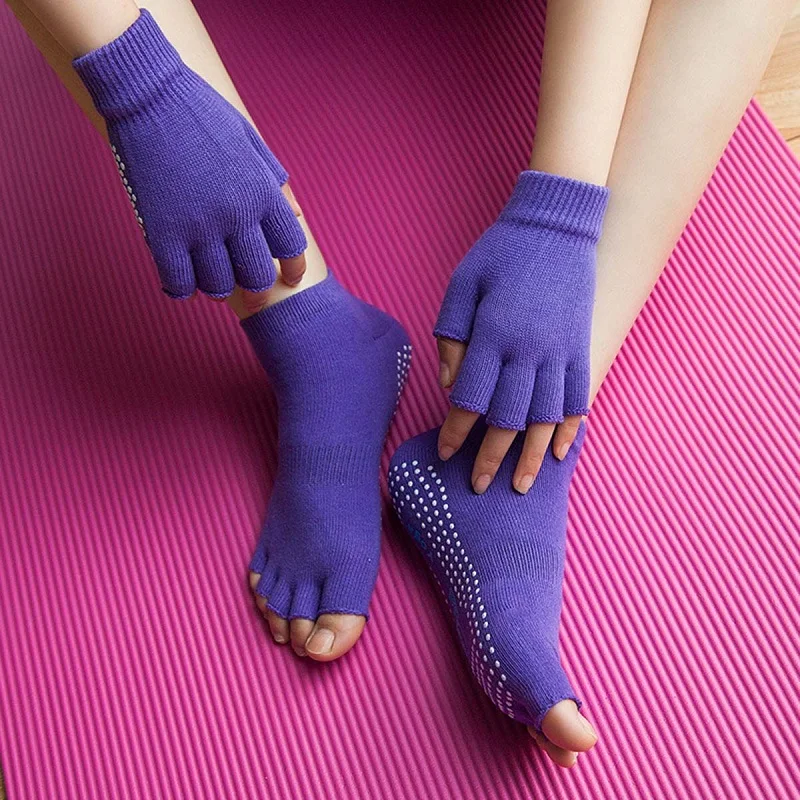 Buy Hewolf Sports Socks Yoga Gloves Breathable Non