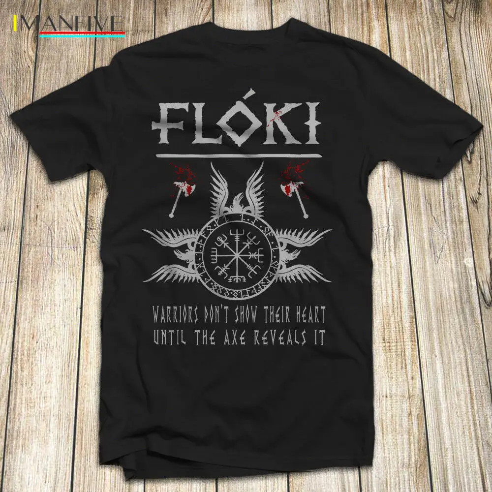 

Vikings Apparel Floki Quote T Shirt Ragnar Lothbrok Valhalla2019 Summer New Brand T-Shirt Men Fitness Funny O Neck Tee Shirt
