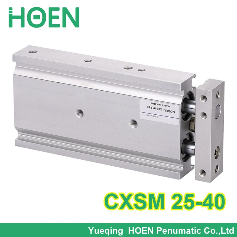 

CXSM25-40 High quality double acting dual rod air pneumatic cylinder CXSM 25-40 25mm bore 40mm stroke with slide bearing