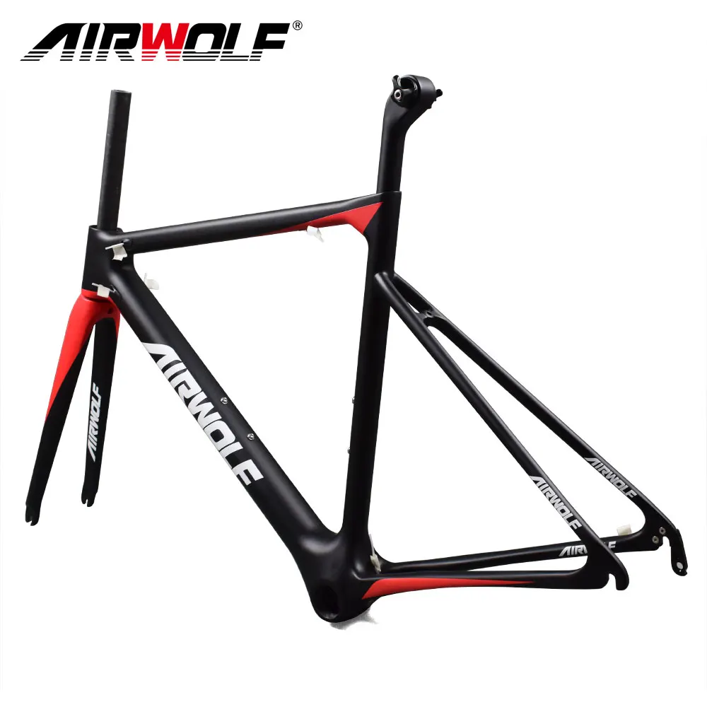 Airwolf Monocoque Сверхлегкий карбоновый дорожный каркас Toray T1100 только 843 г bicicleta