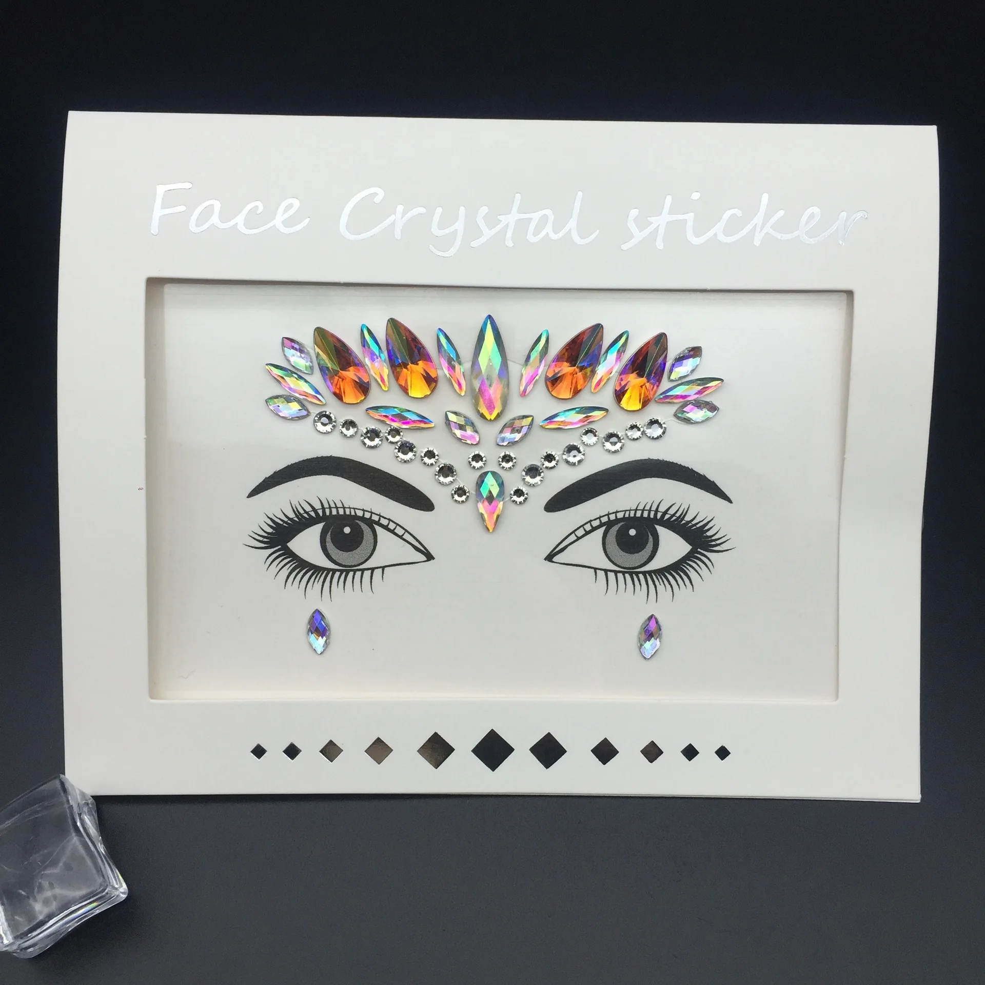 3D Crystal Glitter Jewels Tattoo Sticker Women Fashion Face Body Gems Gypsy Festival Adornment Makeup Beauty Stickers