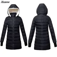 2018 women winter hooded warm coat plus size Warm Wool hat cotton padded jacket female long parka womens wadded jaqueta feminina цена 2018 women winter hooded warm coat plus size Warm Wool hat cotton padded jacket female long parka womens wadded jaqueta feminina цены онлайн