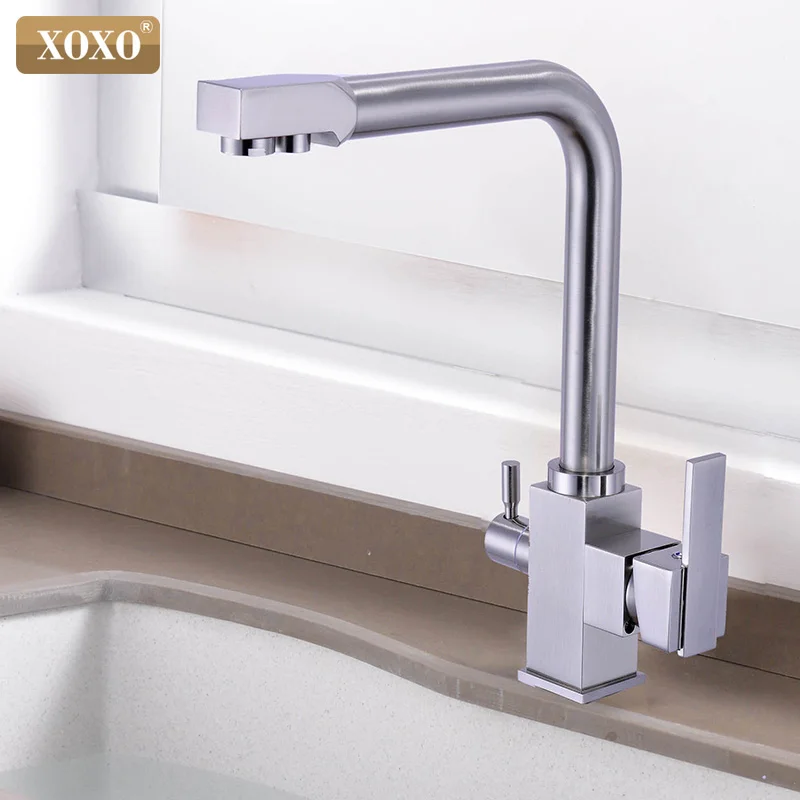  XOXO Filter Kitchen Faucet Drinking Water Single Hole 360 Rotation Pure Water Filter Kitchen Sinks  - 32922207219