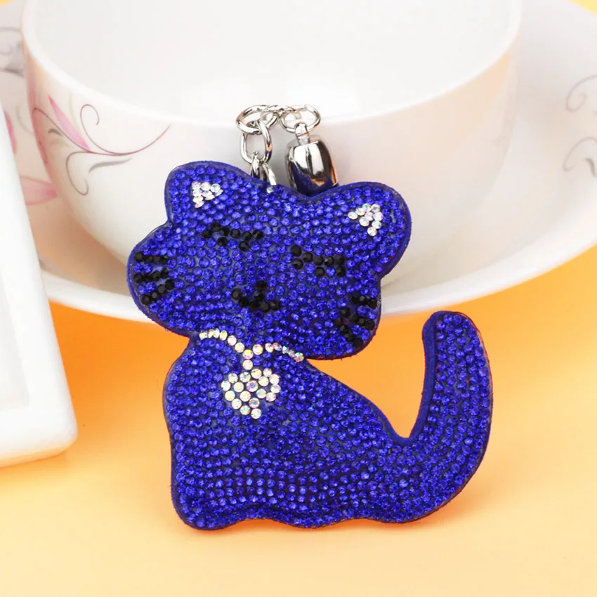 Прекрасная Сумочка Модные ювелирные изделия цепочка для ключей женщин Стразы