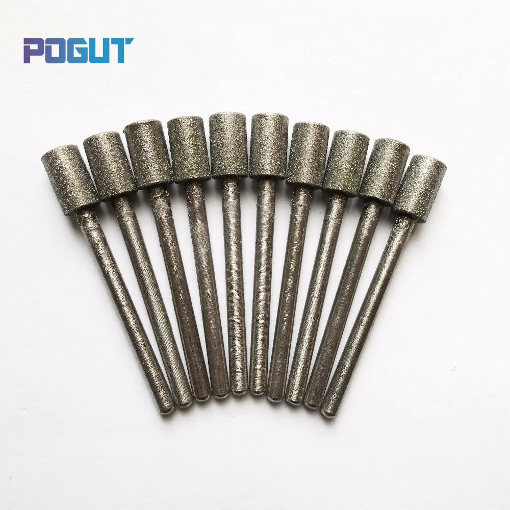 6*3mm Diamond Cylinder Drill DREMEL Rotary Tool for grinding jade