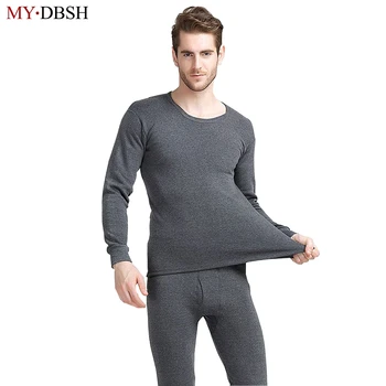 

High Quality Plus Size 4XL Man Long Johns Sets Men's Thicken Polished Velvet Thermal Underwear Set Male Warm Tops And Pants
