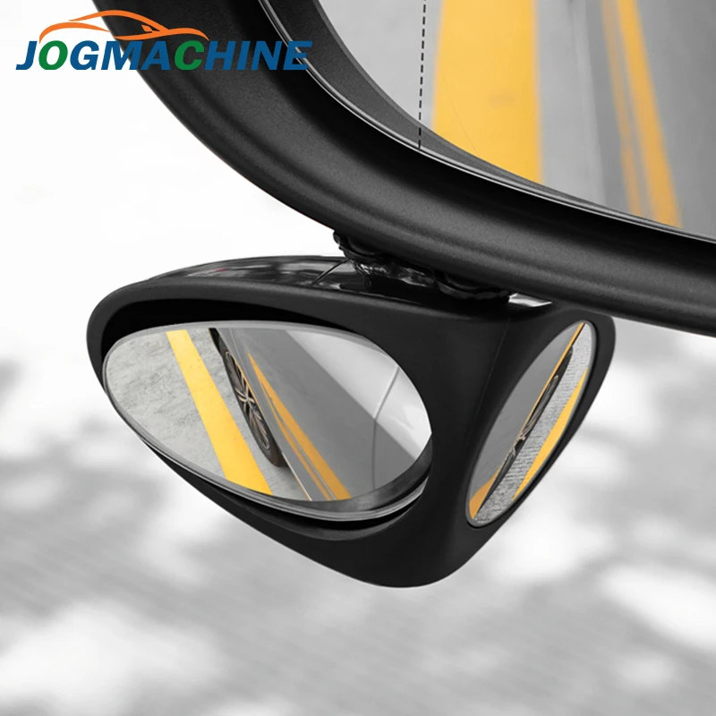

JOGMACHINE Car Blind Spot Mirror Wide Angle Mirror 360 Rotation Adjustable Convex Rear View Mirror for Safety Parking Car mirror