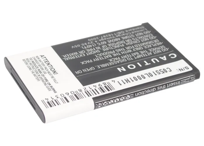 Высококачественный аккумулятор Cameron Sino 900 мАч для Nokia 6100 6101 6102i 6103 6125 6126 6131 6133 6136 6170