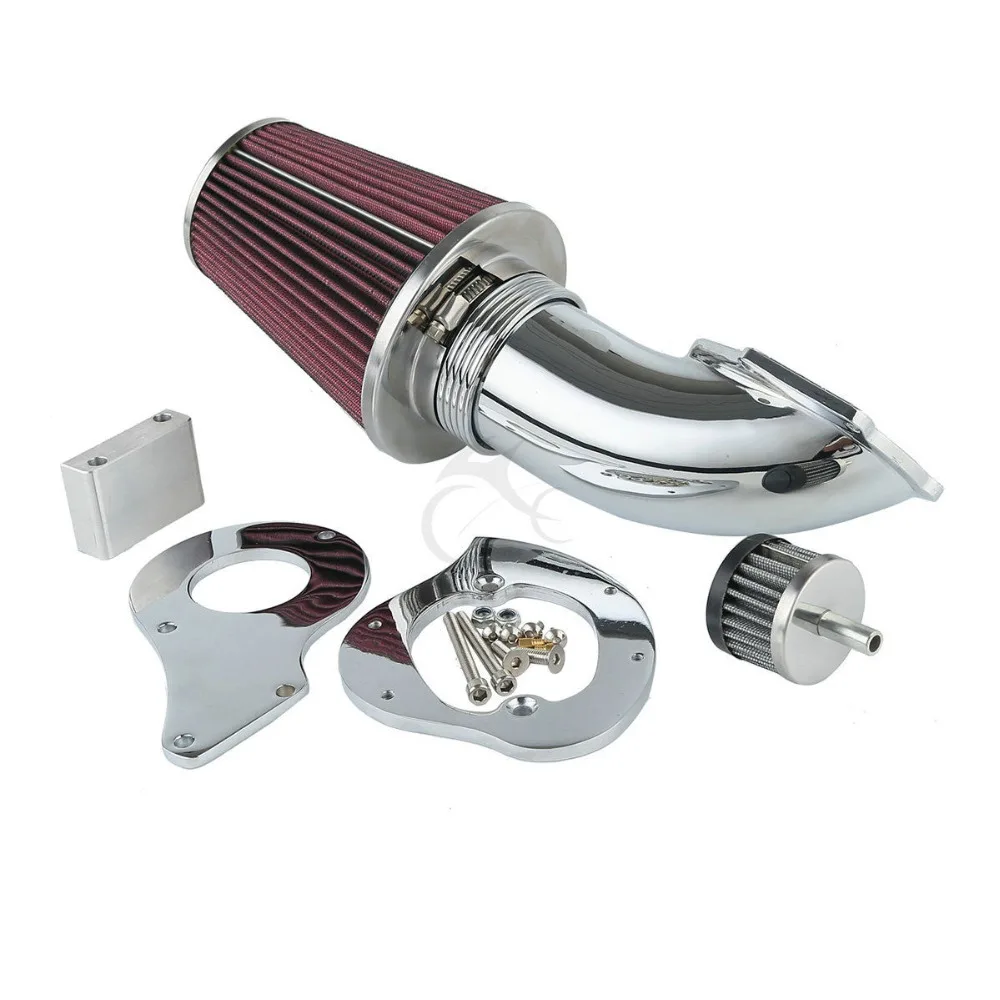 

Motorcycle Aluminum Air Filter Cleaner Intake Cone For Honda Shadow VT600C 1999-2017 VLX Deluxe 600 1999-2009