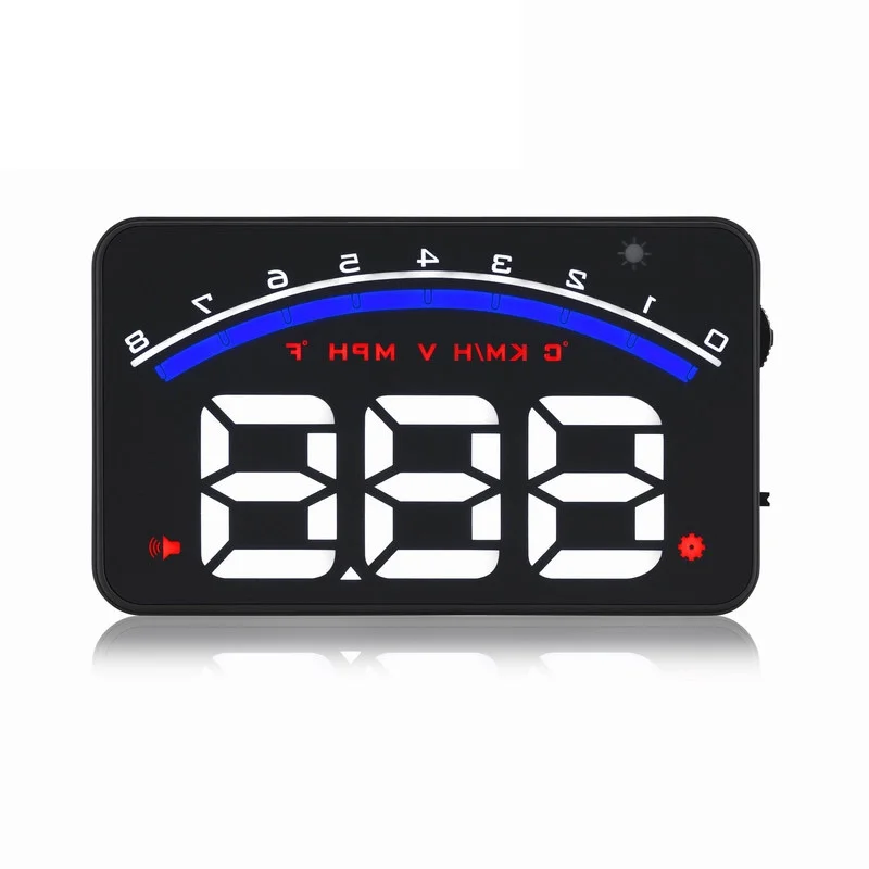 

HD Hud car speed projector head up display windshield projector M6 universal car-styling obd2 GPS digital car speedometer alarm