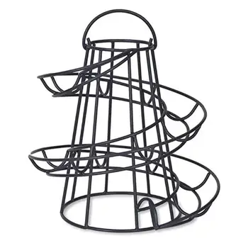 

Creative Egg Deluxe Modern Spiraling Dispenser Rack Basket Multi-functional Rack Storage Egg Rack