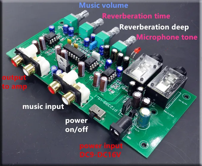 TP2399 karaoke OK pre board more better than m65831 kara ok automatic