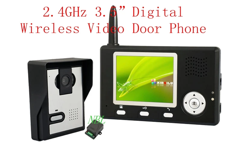 300M Wireless Doorbells 2.4GHz Digital Wireless Video Door Phone With 3.5\ TFT Indoor Monitor Night Vision Peephole Viewer 300M Wireless Doorbells 2.4GHz Digital Wireless Video Door Phone With 3.5\ TFT Indoor Monitor Night Vision Peephole Viewer