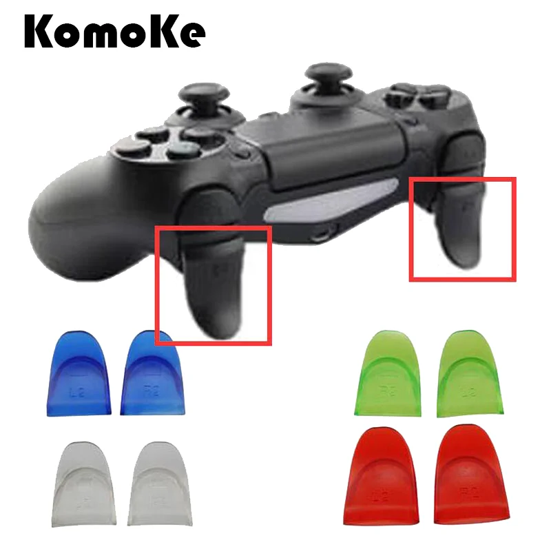 

For Sony Playstation Dualshock 4 PS4 Pro Slim Controller Gamepad R2 L2 Dual Trigger Extender Enhancements Lengthened Button Part
